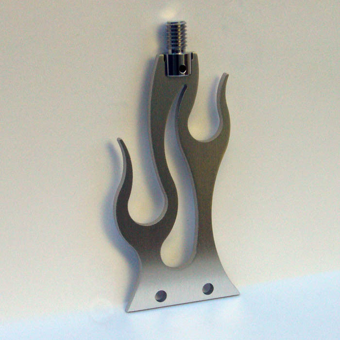 5" BURNOUT SHIFT LEVER (SILVER)