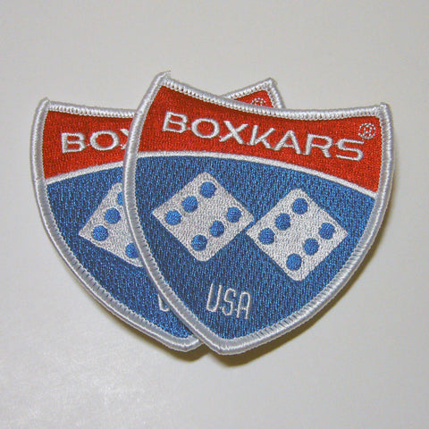 BOXKARS Embroidered Patches 2-PACK
