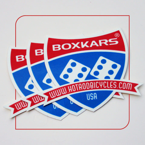 BOXKARS Sticker 3 pack