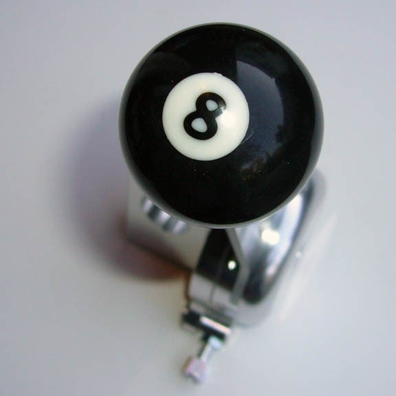 1.5" [38 mm] Billiard Ball Shift Knob (#8 Ball)